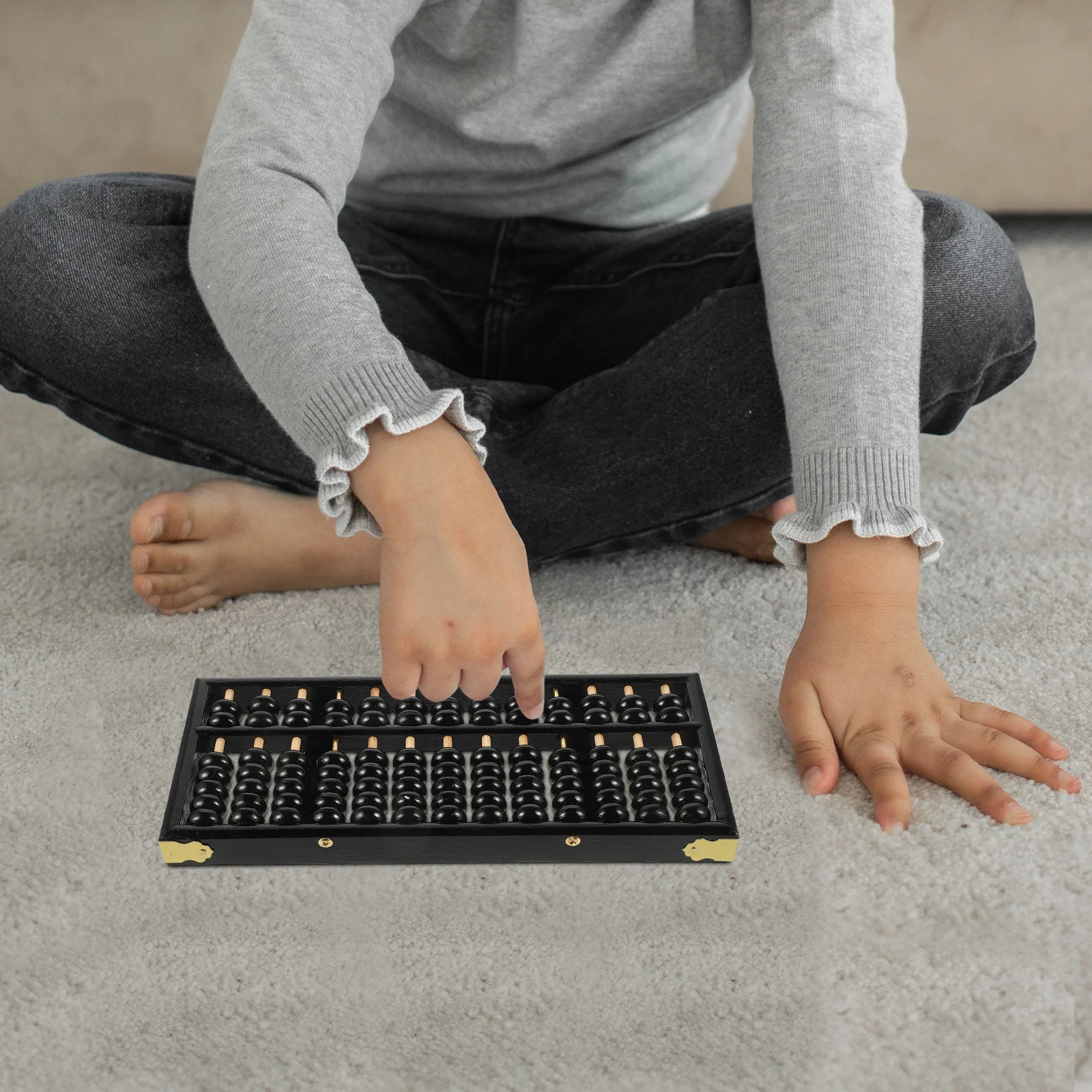 

1pc 7 Wooden Arithmetic Tool For Kids Educational Arithmetic Abacus Educational