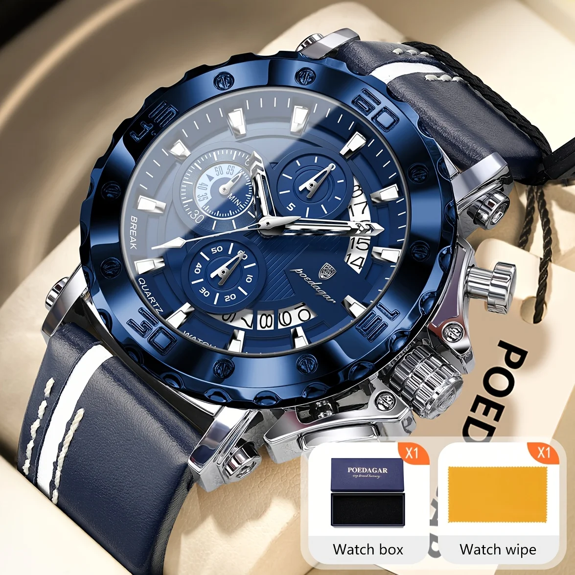 Men'S Fashion Magazine - POEDAGAR Top Sport Herrenuhr Wasserdicht Leuchtend