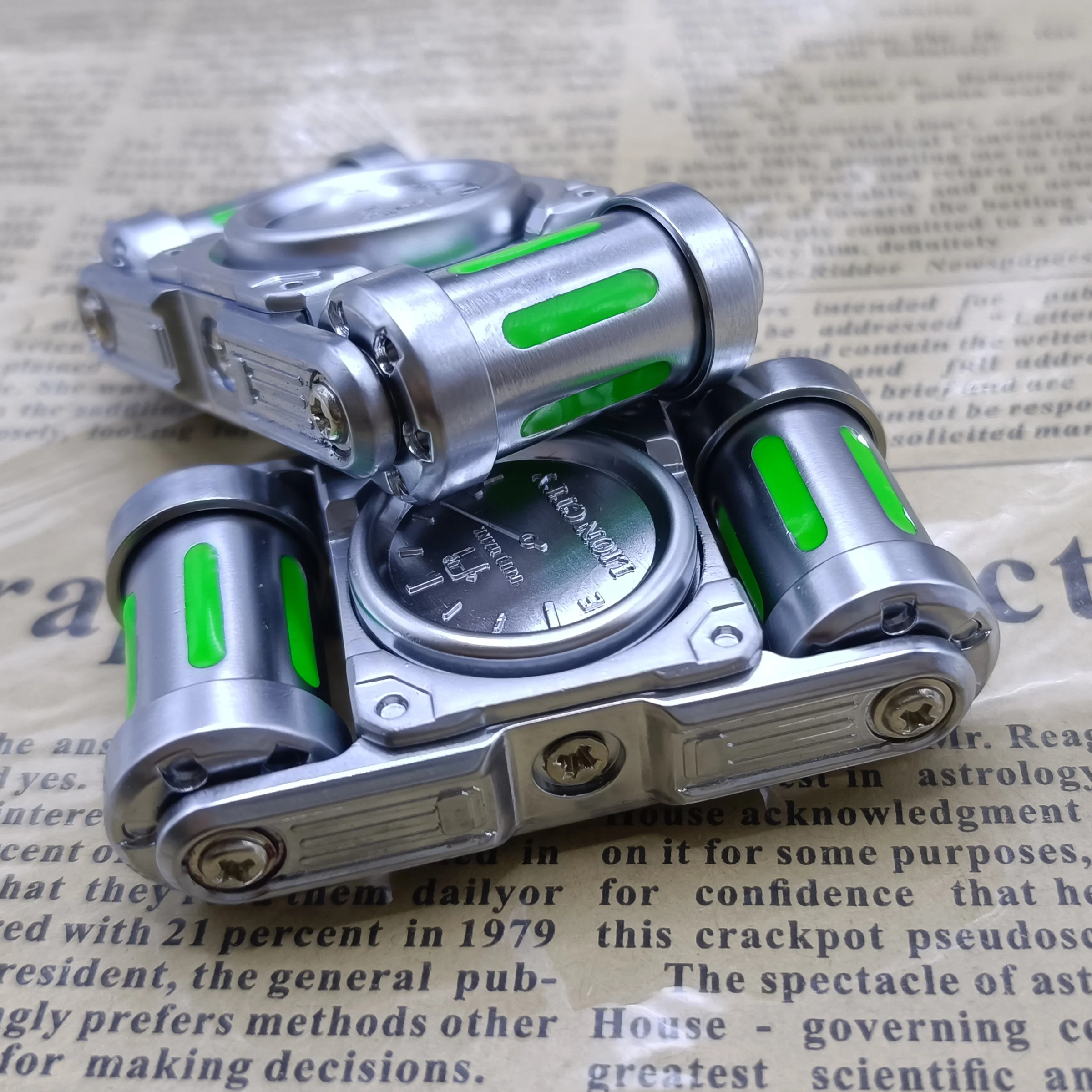 Edc fidget giroscópio rolo brinquedo alívio do estresse brinquedo anti-stress descompressão mão rolo de liga de metal crianças adulto