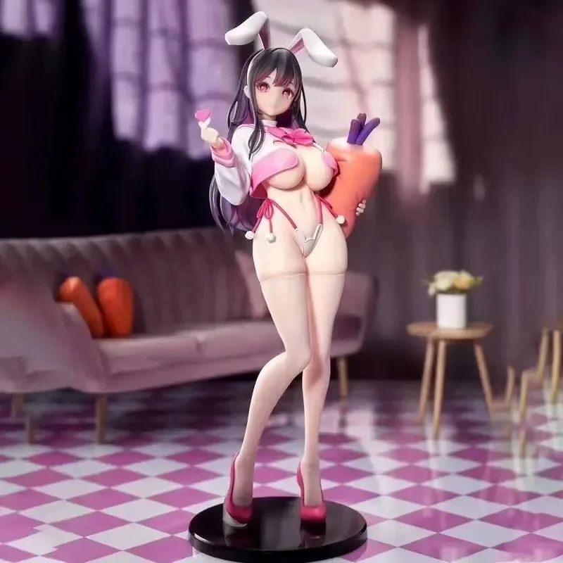 

In Stock 100% Original Anime Figurine Sexy Jk Bunny Girl Uno Sakura Love Injection 1/6 Statuette Figure Collect Model Toy