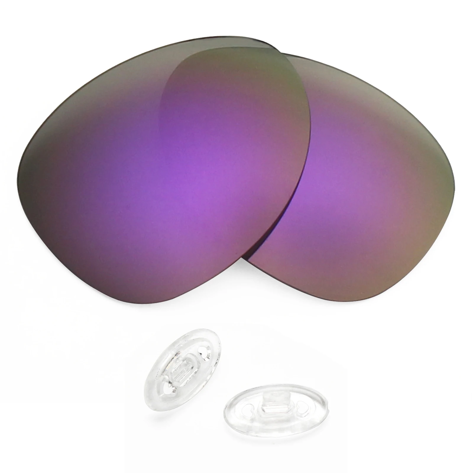 Ezoptix123 Polarized / Non-Polarized Lenses and Nose Pads Replacement for Oakley Plaintiff OO4057 - 61mm Sunglasses