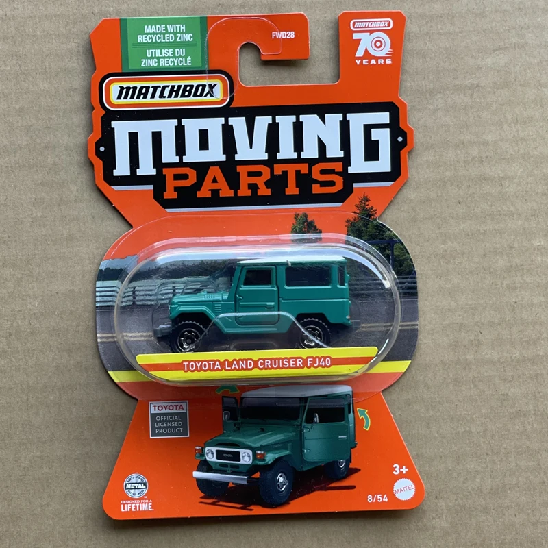 Original Mattel Matchbox Moving Part Series 1/64 Car Ford Pagani BMW Metal Models Vehicles Kids Toys for Boys Diecast Collection