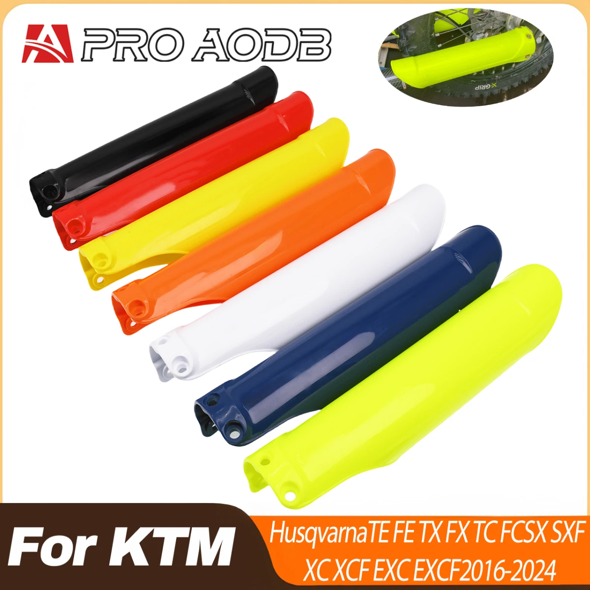 

TPI Front Fork Tube Guard Protector Cover For KTM GASGAS EC EX MC FC TC TE TX FX EXC FE EXC-F SX SX-F Off-Road Bike 2016-2025