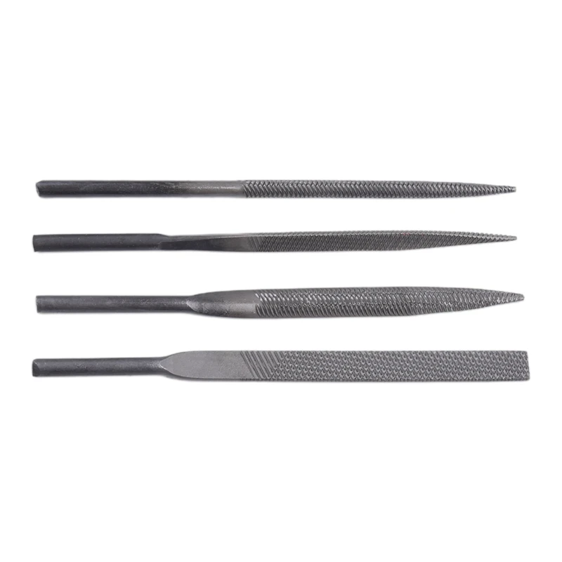 ABRW Pneumatic File Set 5Pcs Air File Tool Deburring Round Shape Workshop Equipment Metal Grinding