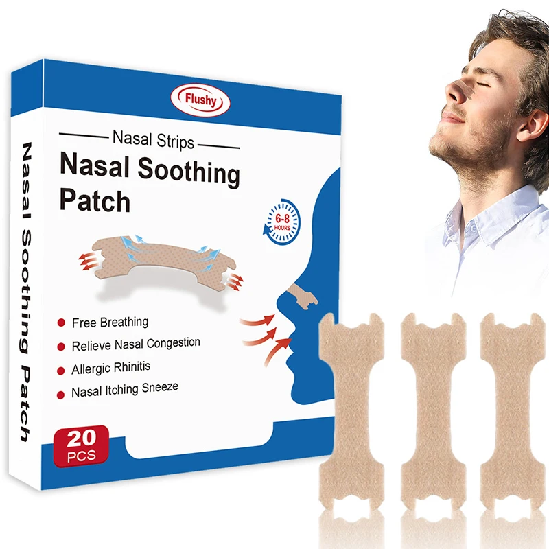 handy5/10/20/30 Pcs Nasal Strips Anti-Snoring Sticker Better Nose Breath Reduce Snoring Tool Health Care Patch For Men Women