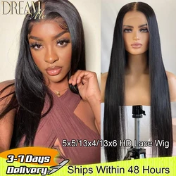 SKINLIKE 13x4 Lace Frontal Wigs Human Hair 250% Density 5X5 HD Lace Closure Wig Straight Hair Pre Plucked Natural Hairline