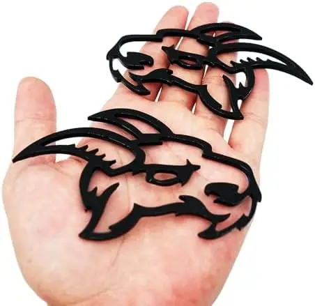 

Наклейка-эмблема Angry Goat для автомобиля, 2 шт., для грузовиков и внедорожников - черная