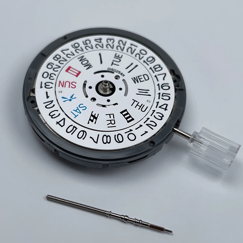 

NH36 High Precision Automatic Mechanical Movement NH36A White Dual Calendar Watch Movement Modification Replacement Accessories