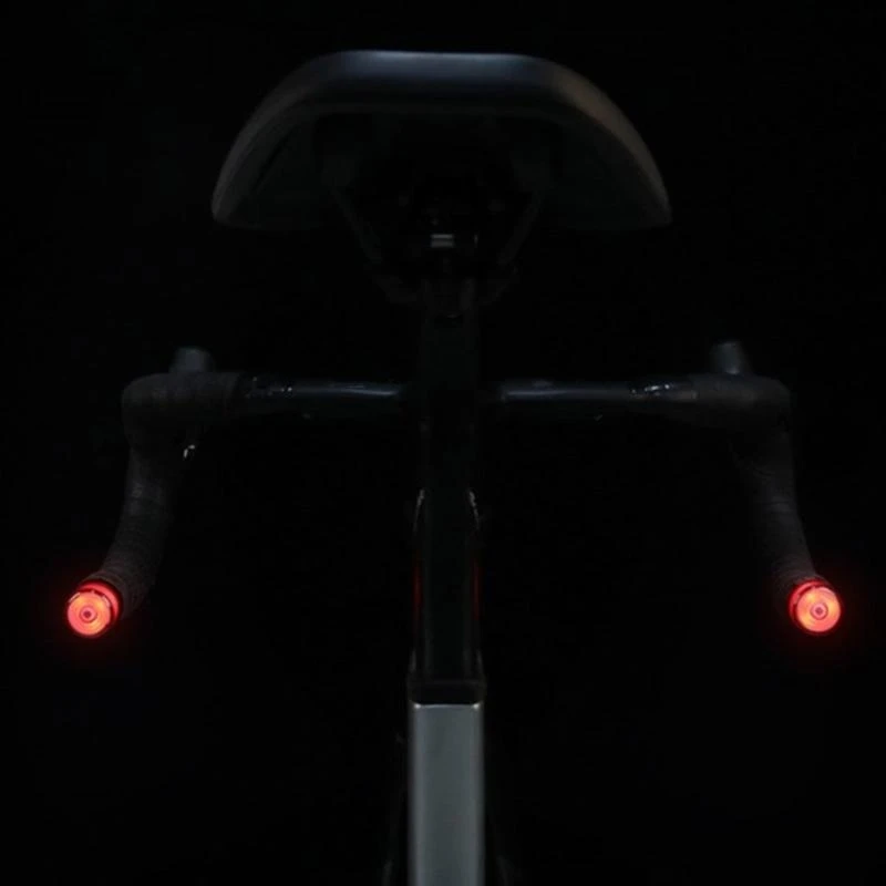 

Durability Handlebars End Lamp Night Cycling Warning Lamp Bicycles Head Lamp