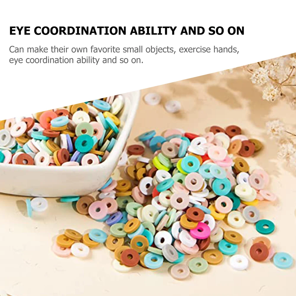 

1 set 48 Colors Clay Bead Set Per Color Craft Jewelry Kits for Bracelets DIY Accessories Polymer Metal Materials Storage Box