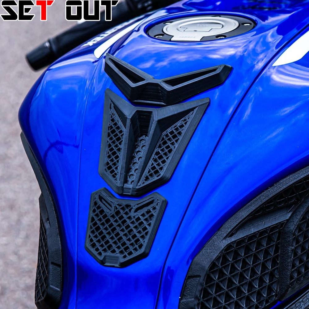 

For Motorcycle Accessories Tank Pad Central Tank Protector Motorcycle Cover Decal Decoration Universal 3D Fuel Tank Sticker