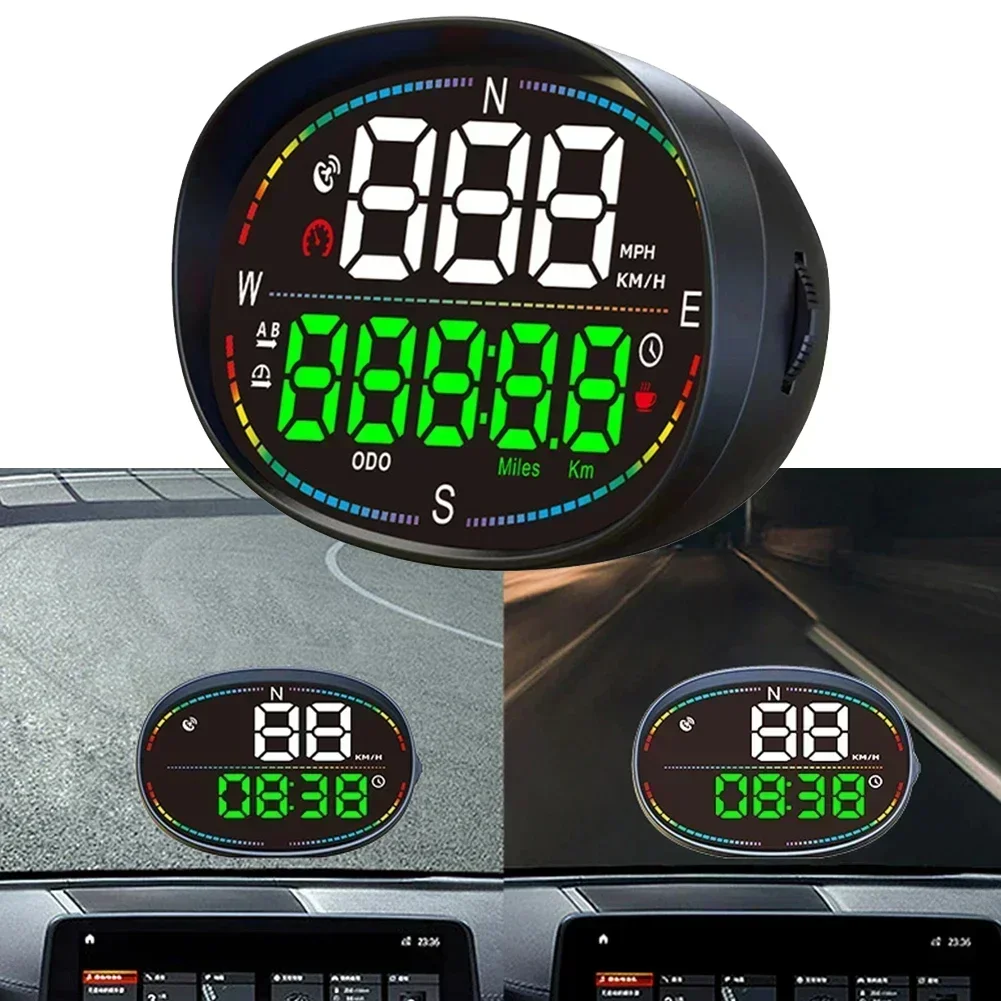 Nuovissimo Head Up Display accessori per auto contachilometri 80*54*31 Mm tachimetro digitale GPS per auto per moto