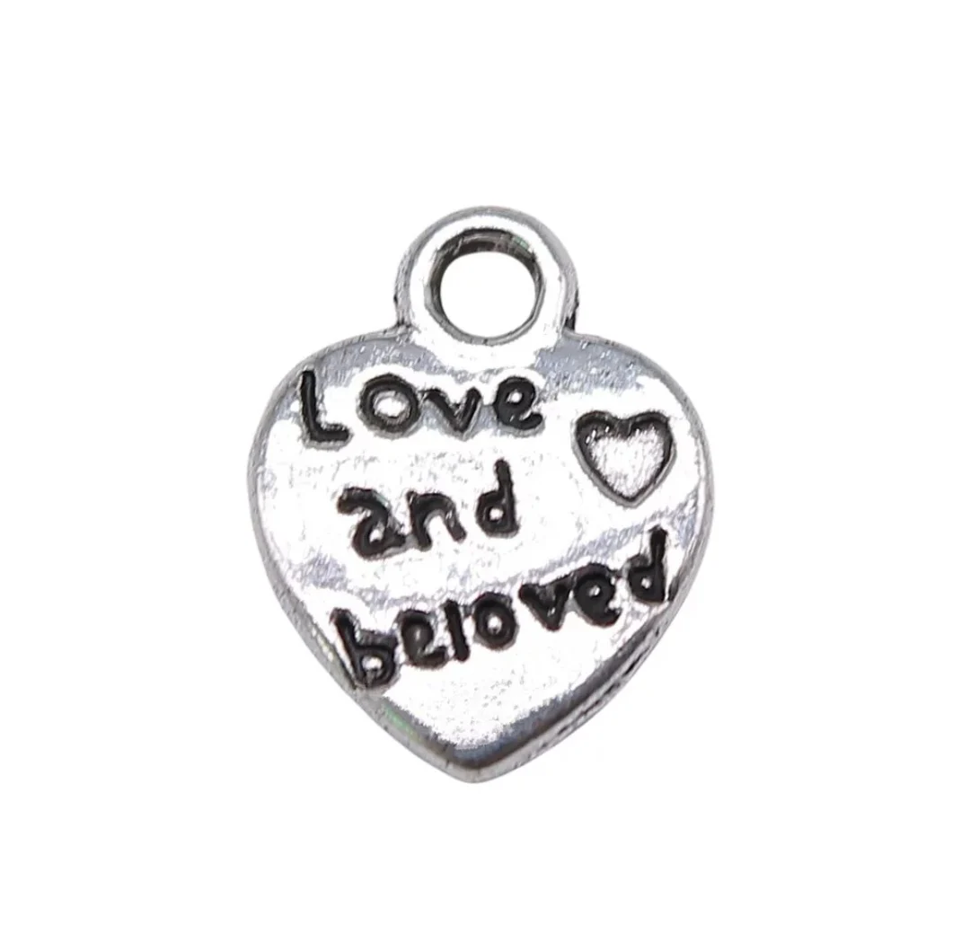 

40pcs 12x10mm Zinc alloy metal tibetan silver plated charm T2038 for jewelry making