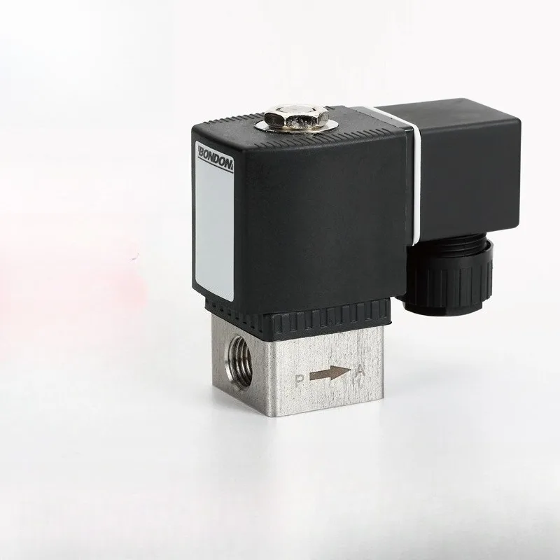 6013 بوندون؛ صمام مياه كهرومغناطيسي صامت مع بداية ضغط صفر، منفذين، وضعين، نحاس وفولاذ مقاوم للصدأ #3