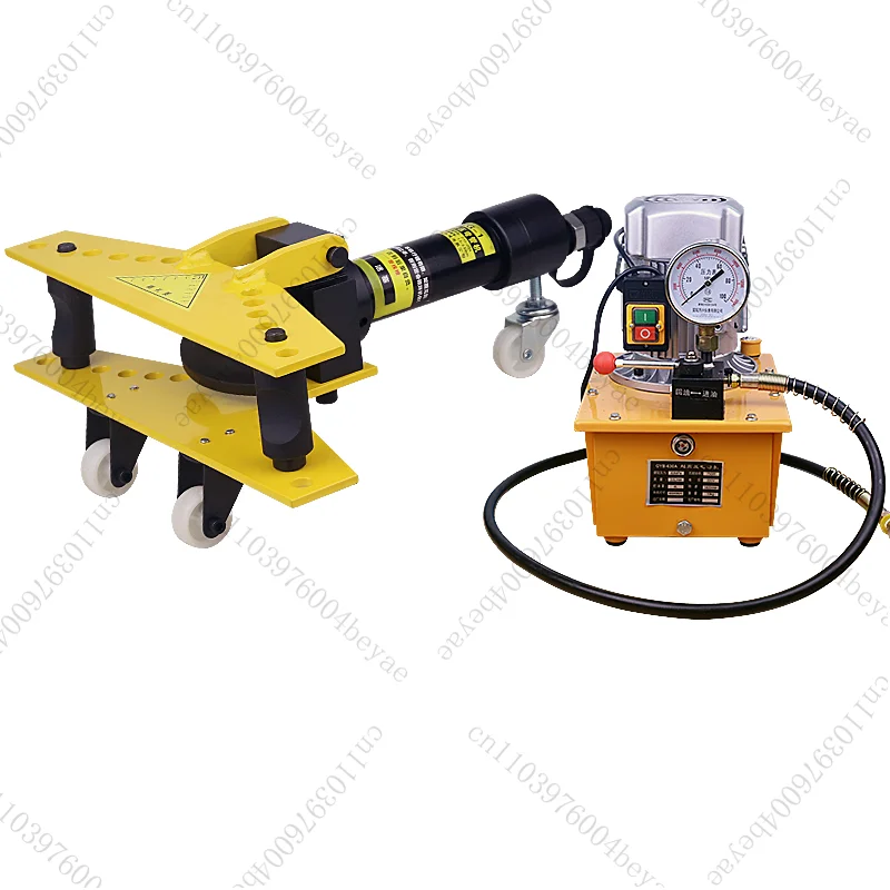 Dobladora de tubos eléctricos hidráulicos duraderos de 2 pulgadas, mantenimiento de equipos agrícolas semiautomáticos, rodamientos de acero de 220V
