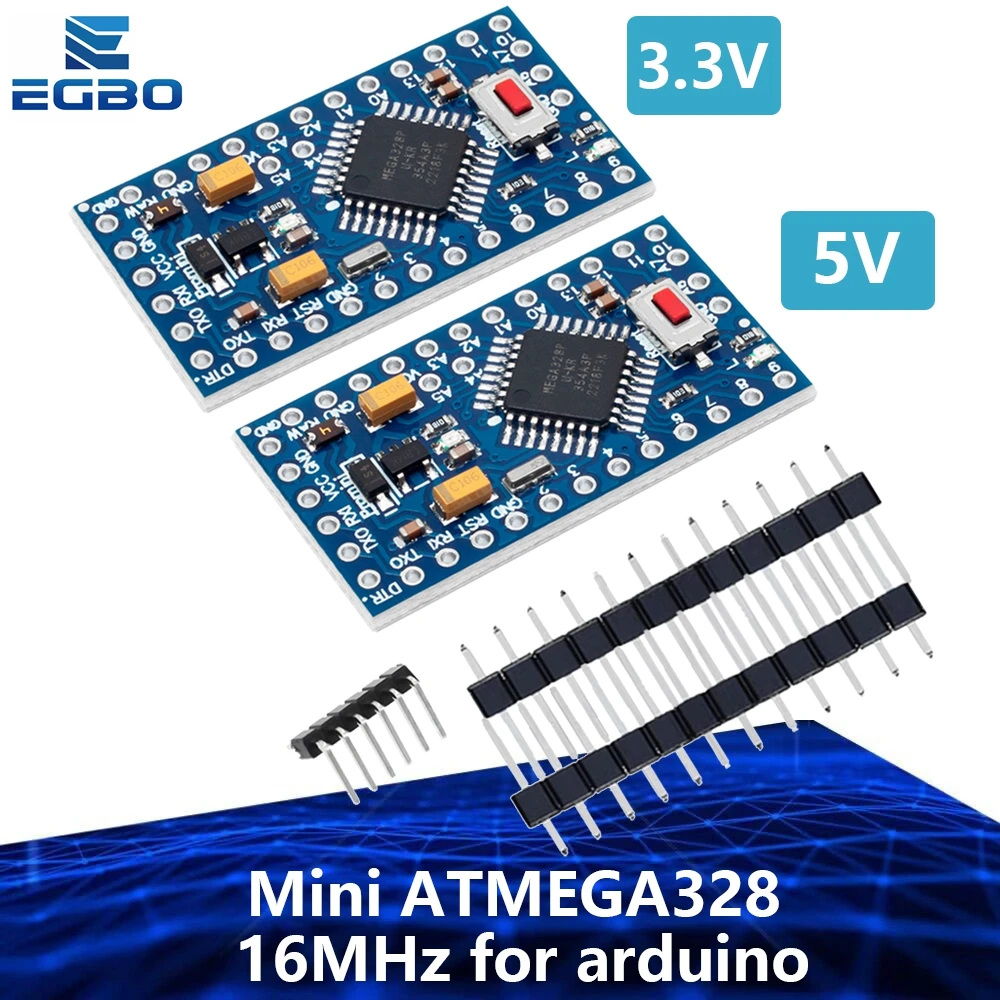 EGBO 1PCS With the bootloader Pro Mini ATMEGA328P 328 Mini ATMEGA328 5V/16MHz for arduino