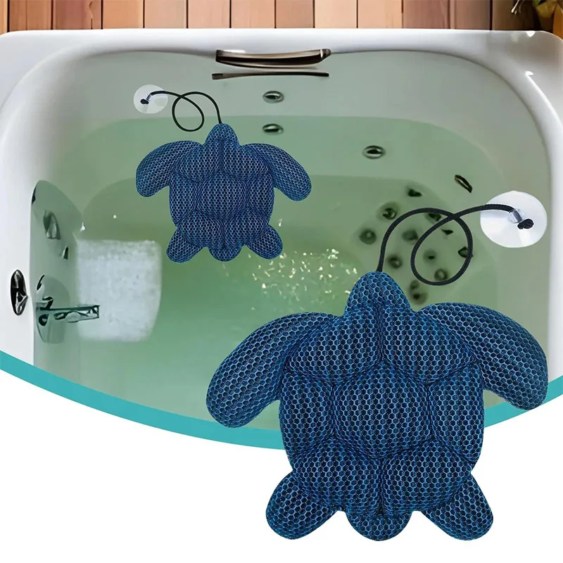 Image of Ölabsorbierende Schildkröten-Schaumfilter für Badewannen – Wasserreiniger für den Heimgebrauch, SPA-Pool, großer Badeschwamm für den Hausgebrauch