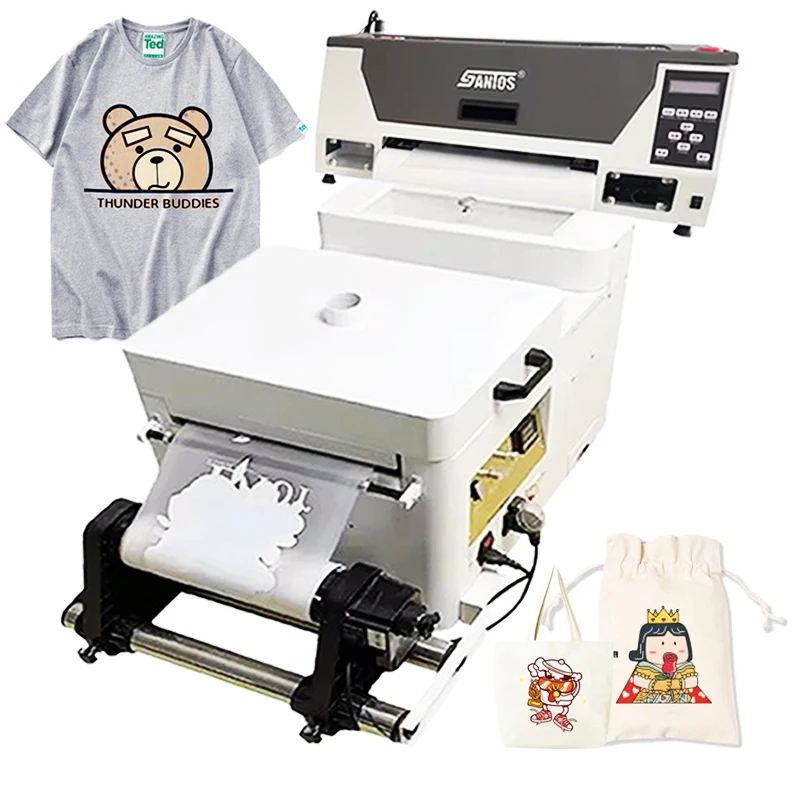 High Quality 30Cm A3 Dtf Printer Factory Cheap Price One Xp600 Head T Shirt Dtf Printer For All Fabric