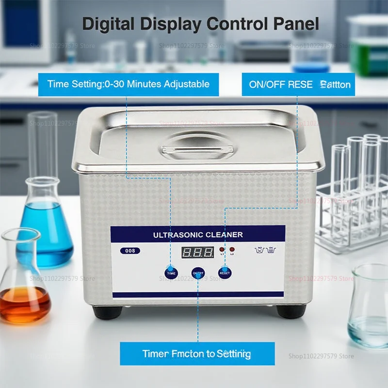 Ultrasonic Cleaners Use High Frequency Sound Waves For Deep Effortless Cleaning Ideal For Jewelry Watches Eyeglasses Dentures