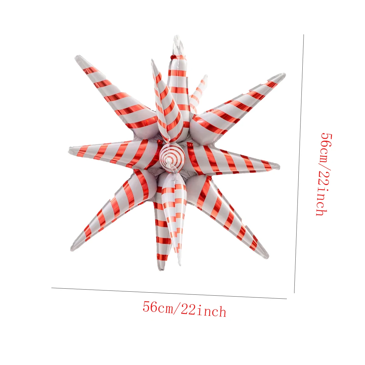 1 قطعة ثلاثية الأبعاد هدية صندوق سانتا كلوز احباط بالونات هدية صندوق الأيائل بالون زينة عيد الميلاد للمنزل نافيداد 2026 ديكور