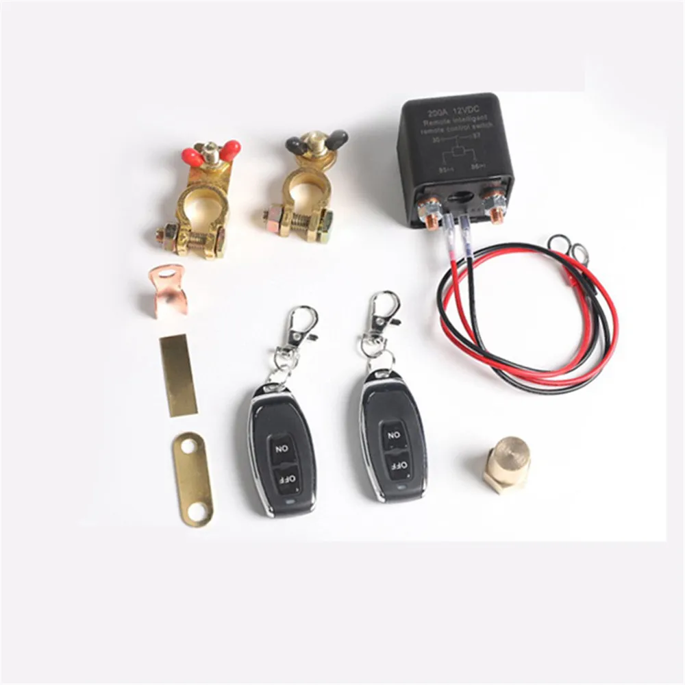 

Car battery positive and negative power-off switch 12V 24V anti-loss remote control power-on and power-off device