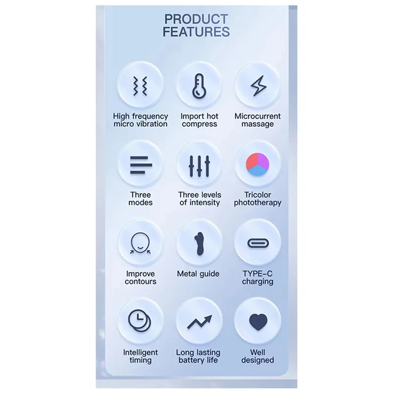 B26C-Elektrische V-Face Lift Roller Massager EMS Microstroom Sonische Trillingen Facial Lifting Huid Draai Massage Schoonheid