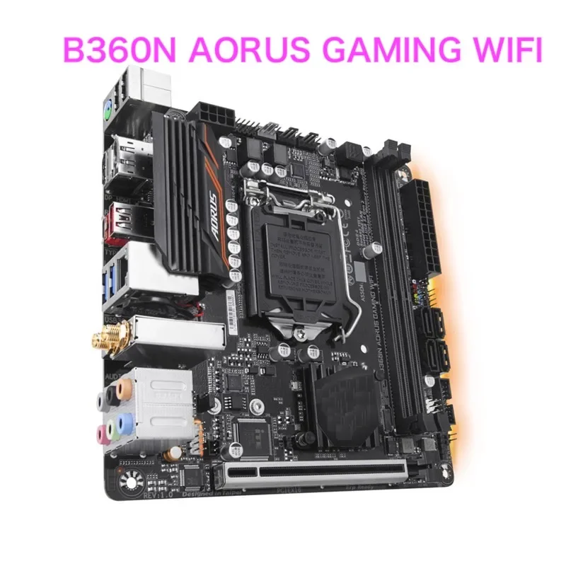 Suitable For GIGABYTE B360N AORUS GAMING WIFI Motherboard 32GB LGA1151 DDR4 Mini-ITX Mainboard 100% Tested OK Fully Work