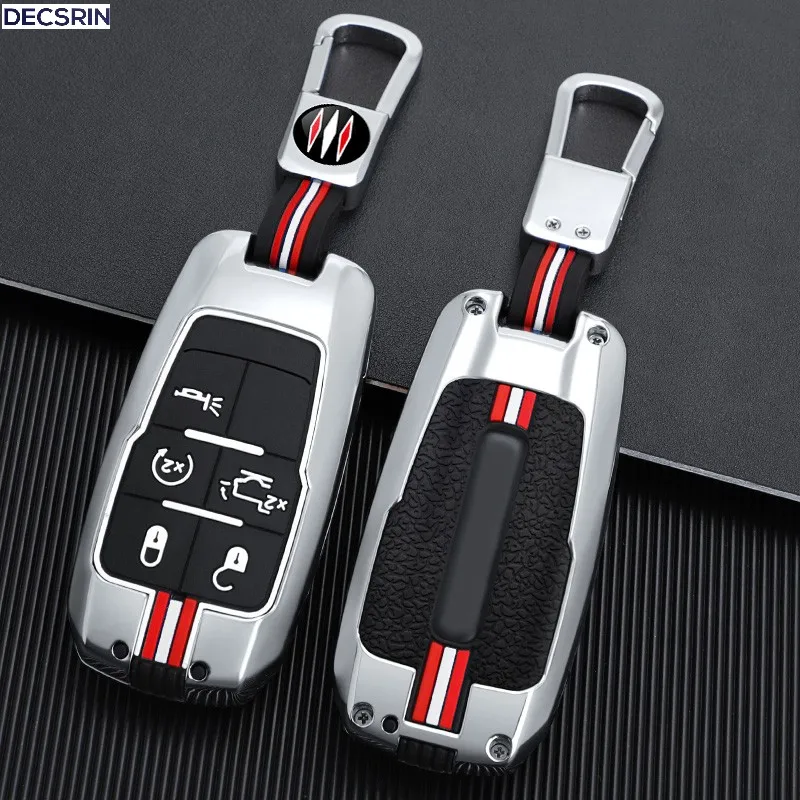 3/4/5/6 Buttons Car Remote Key Case Cover Shell Fob For Dodge RAM 1500 2500 3500 4500 5500 Pickup 2019 2020 2021 2022 Accessory