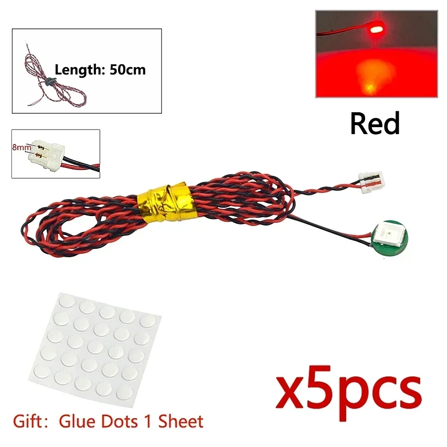 Blitzlampe Stadtstraßenlaterne Steine DIY 0,8 mm Pin 1x1 1x2 1x4 Länge 50 cm SMD LED 2835 Fernbedienung Baustein