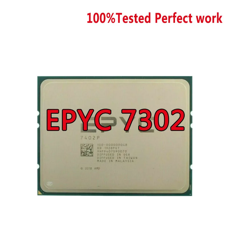 EPYC CPU 7302 3GHz 64M cache 155W 2666V 32Cores64threads Socket SP3 Processor LGA4094 PIN FOR SUPERMICRO H11DSI-NT and MZ32-AR0