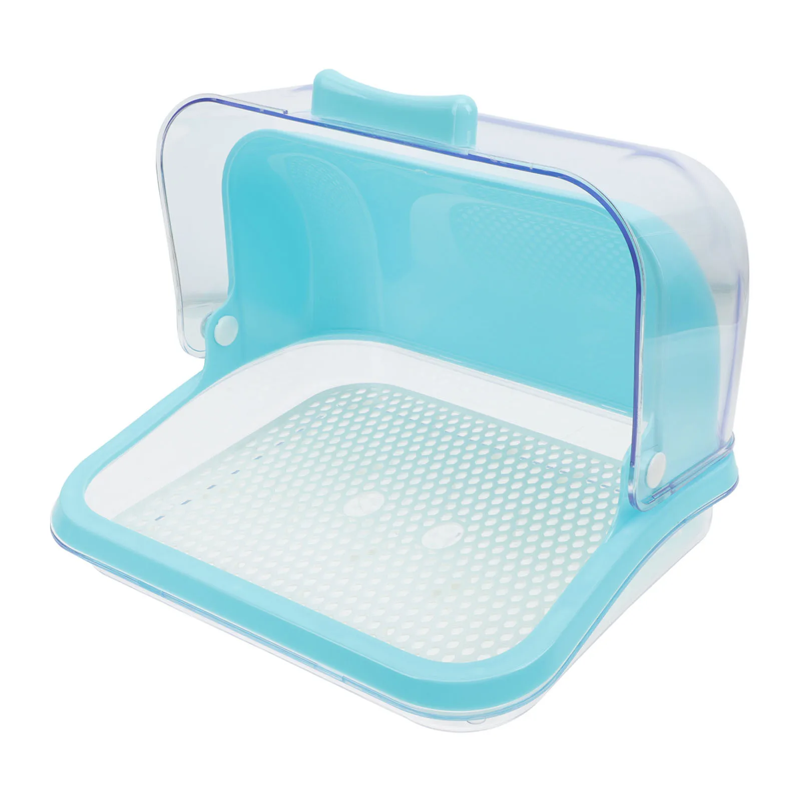 

Baby Storage Box PP Material Compact Blue Anti-Dust Drying Box Nursery Organizer Baby Bottle Container Feeding Bottle