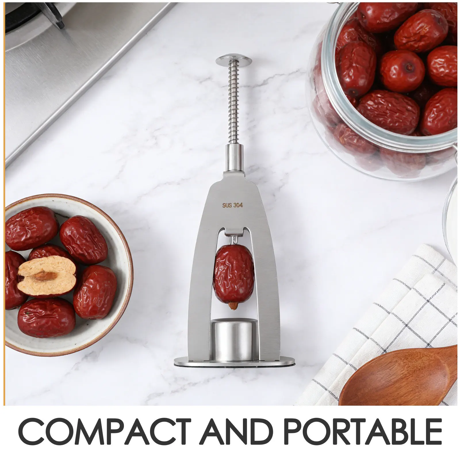 Descorazonador de dátiles rojo - Kitchen Gadgets And Tools reseña y precio