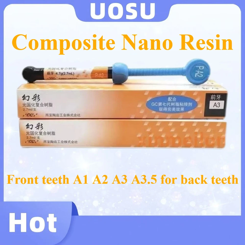 Стоматологическая смола GC Fuji Filling Gradia Direct Dental Light-Cure, 4 г/шт., для передних задних зубов, смола GC