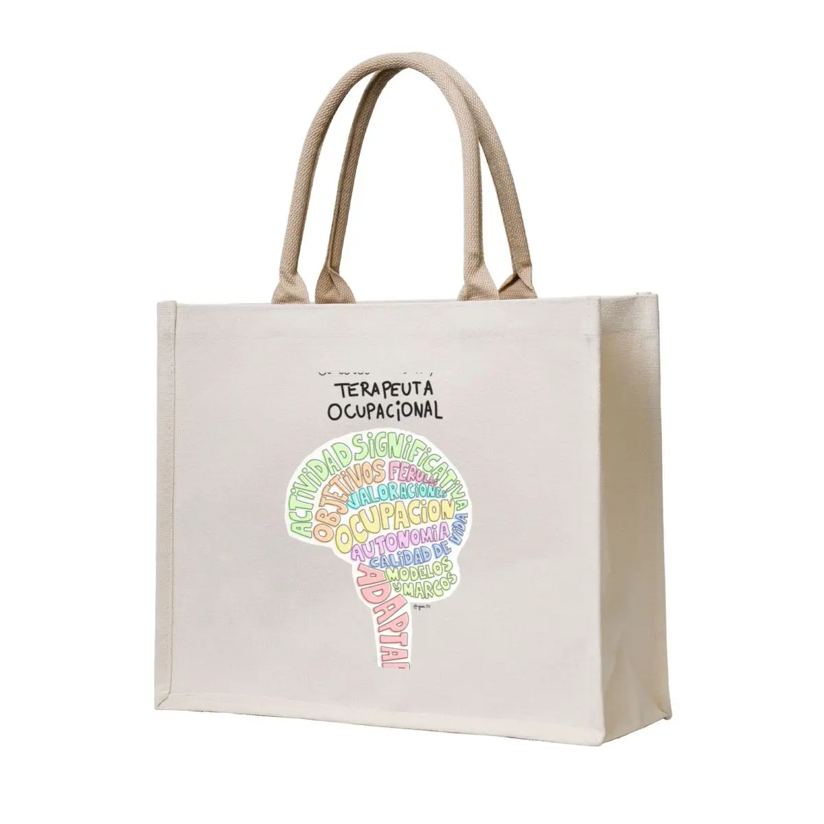 

Brain Occupational Therapist Tote Bag Women's shopper bag bags for women Lady bag canvas shopping