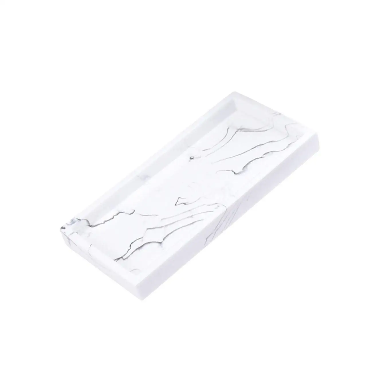 Marble Storage Tray Washroom Vanity Tray Jewelry Dish Bathtub Serving Tray