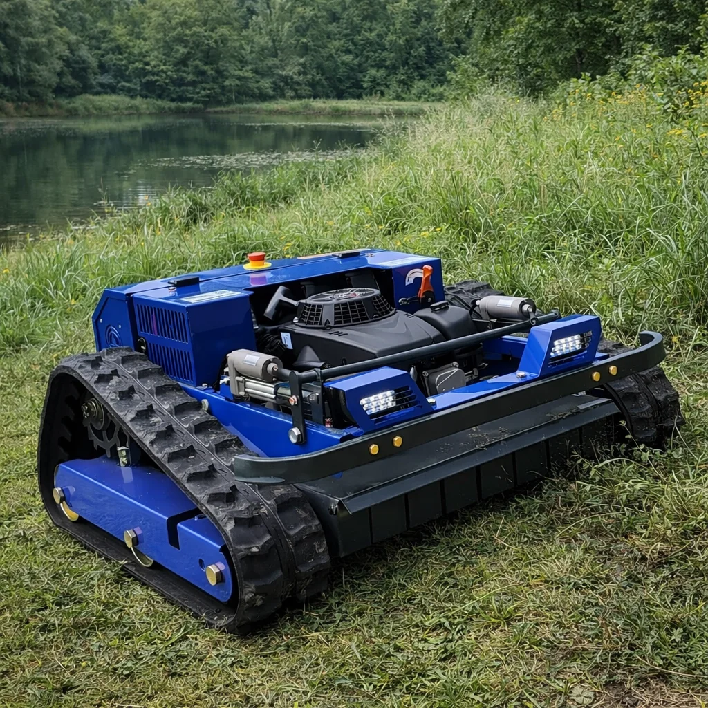 

Customized Self-Propelled Remote Control Lawn Mower - New China Factory Price All Terrain Tool for Slope Garden Industry