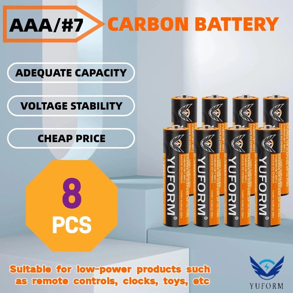 8PCS 1.5V AAA/#7 Di… - image