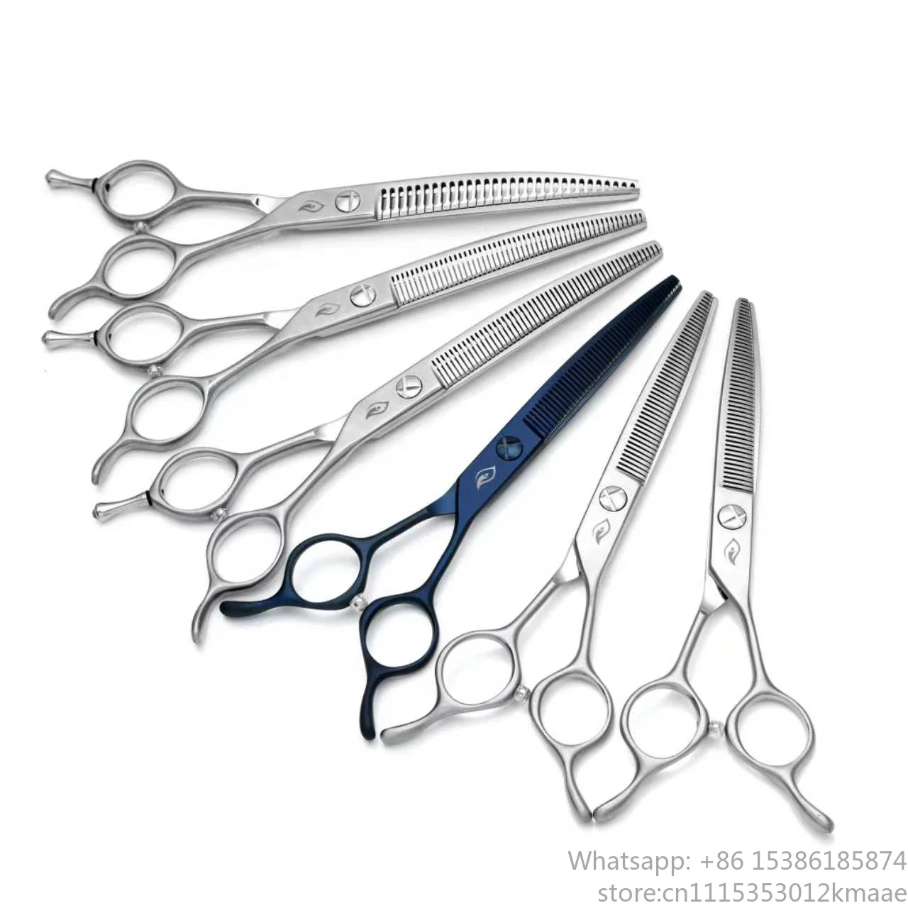 Vequyn Stainless Steel Pet Grooming Scissors – Professional Dog Thinning Shears for Salon and Home Use