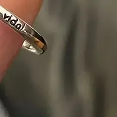 Fashionable Luxury Light Pinky Rings, 1/2Pcs Geometric Adjustable Rings with Positive Phrases for Women
