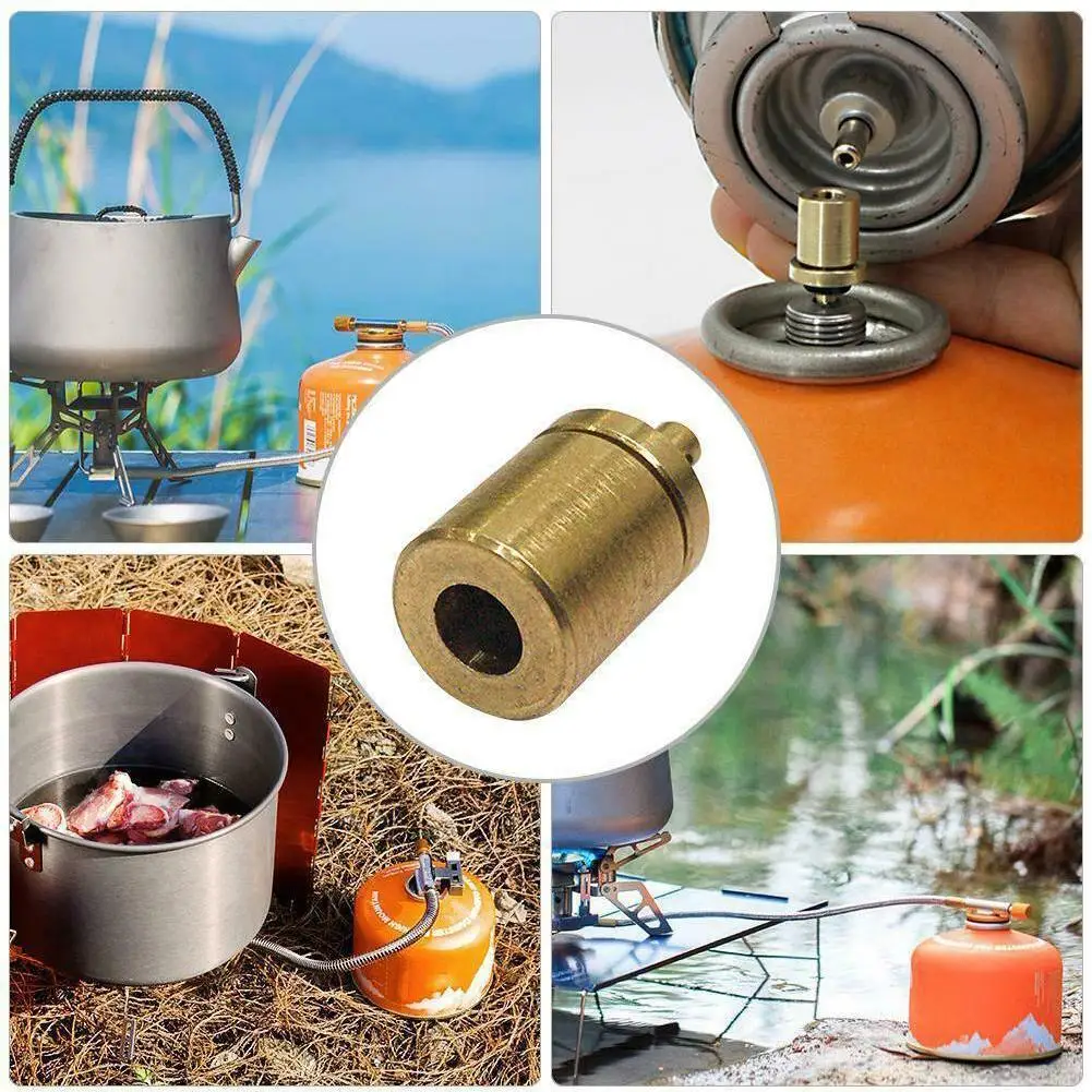 

6g Mini Inflation Conversion Portable Gas Refill Gas Outdoor Inflation Long Adapter Flat Accessories K5z9