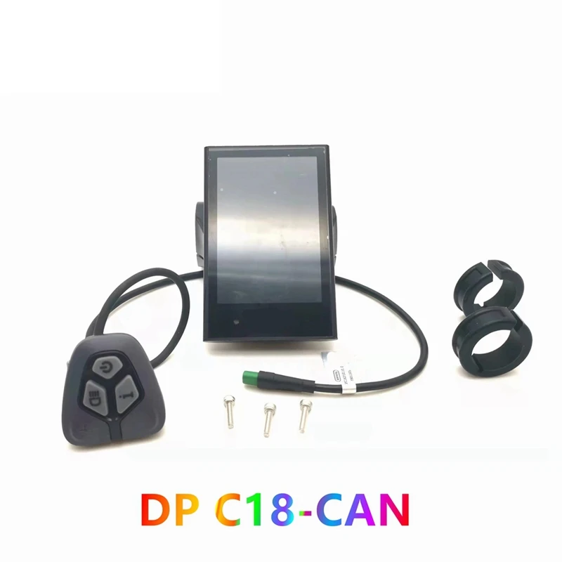 For Bafang DPC18 CAN Canbus Display for Bafang M500 M600 M510 M820 Mid Drive CAN Protocol Motor with Plug(B)