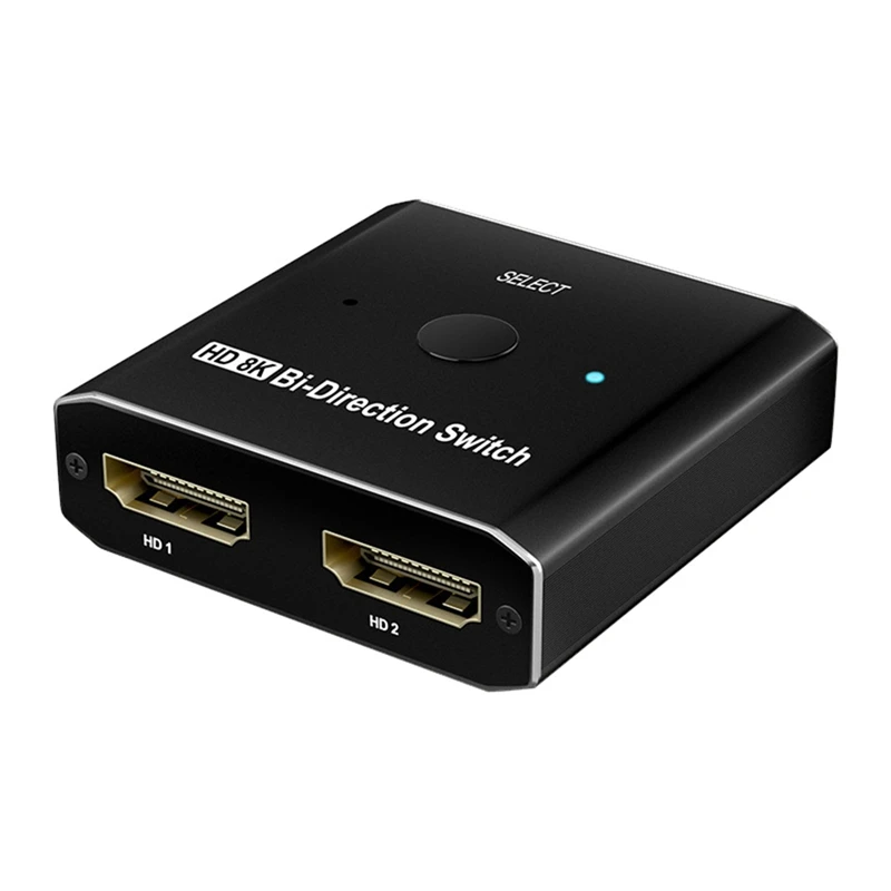 1 In 2 Out -Compatible Splitter 8K@60HZ -Compatible 2.1 Switch, For PS4/PS5,,Gaming,Classroom,Projectors