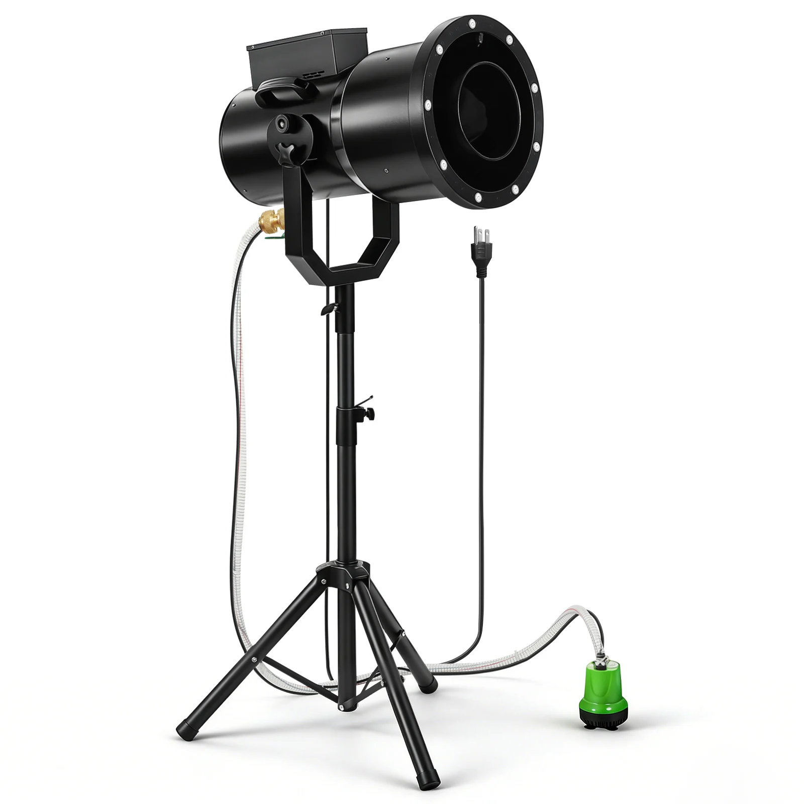 

LED Foam Machine with LED Lights - Powerful Outdoor Jet Foaming Machine - Large Capacity Bubble Maker for Birthday Party Christmas Wedding Stage Fog Bubble Effect Equipment
