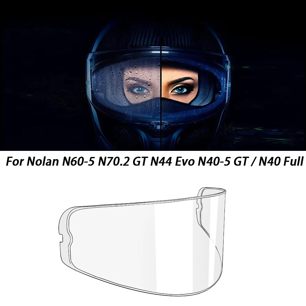 

Для Nolan N60-5 N70.2 GT N44 Evo N40-5 GT/N40 полный козырек для шлема противотуманная вставка Cler Film