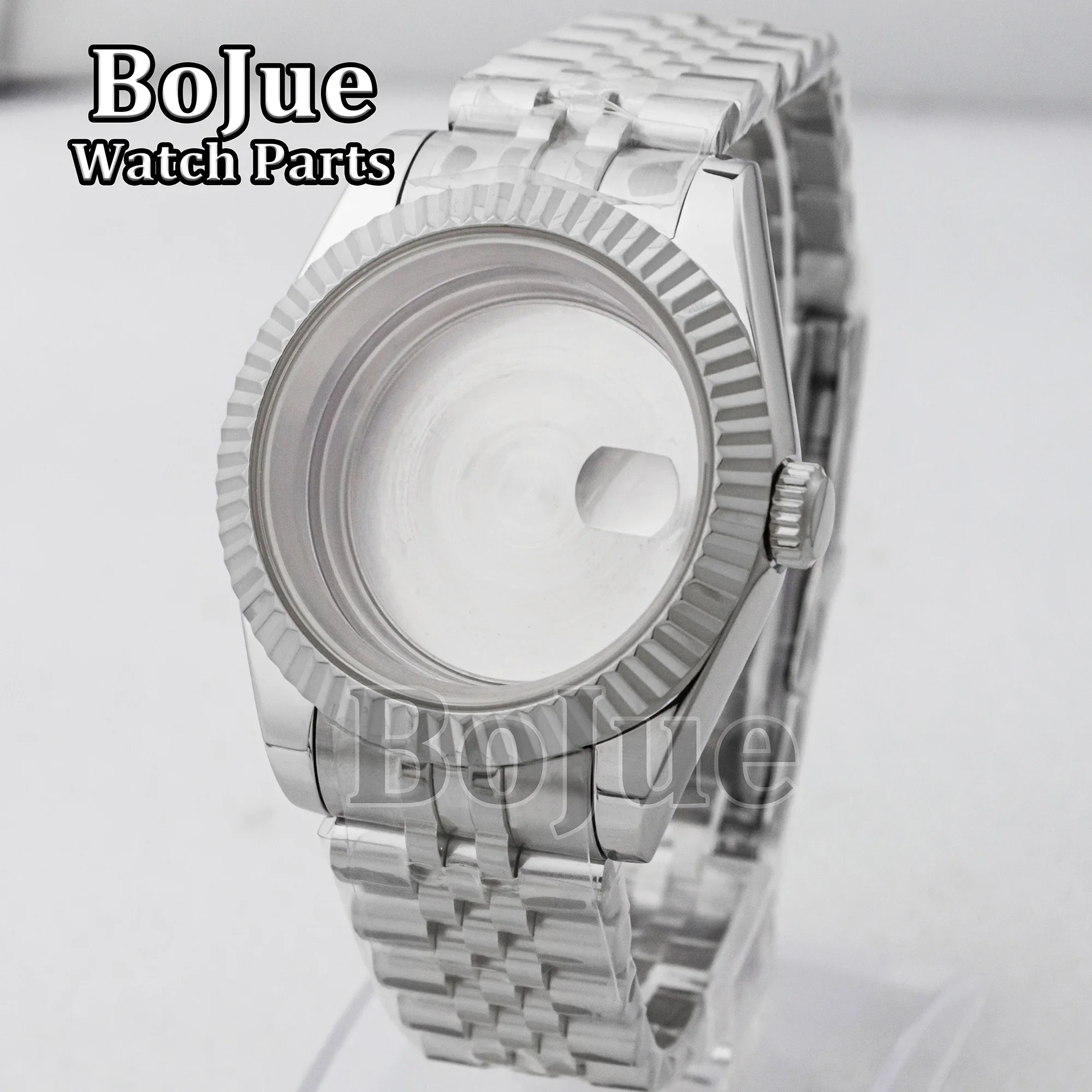 NH35 Watch Case 36 39mm Stainless Steel For Datejust Oyster Jubilee Bracelet NH34 NH35 NH36 Sapphire Glass Movement 28.5mm Dial