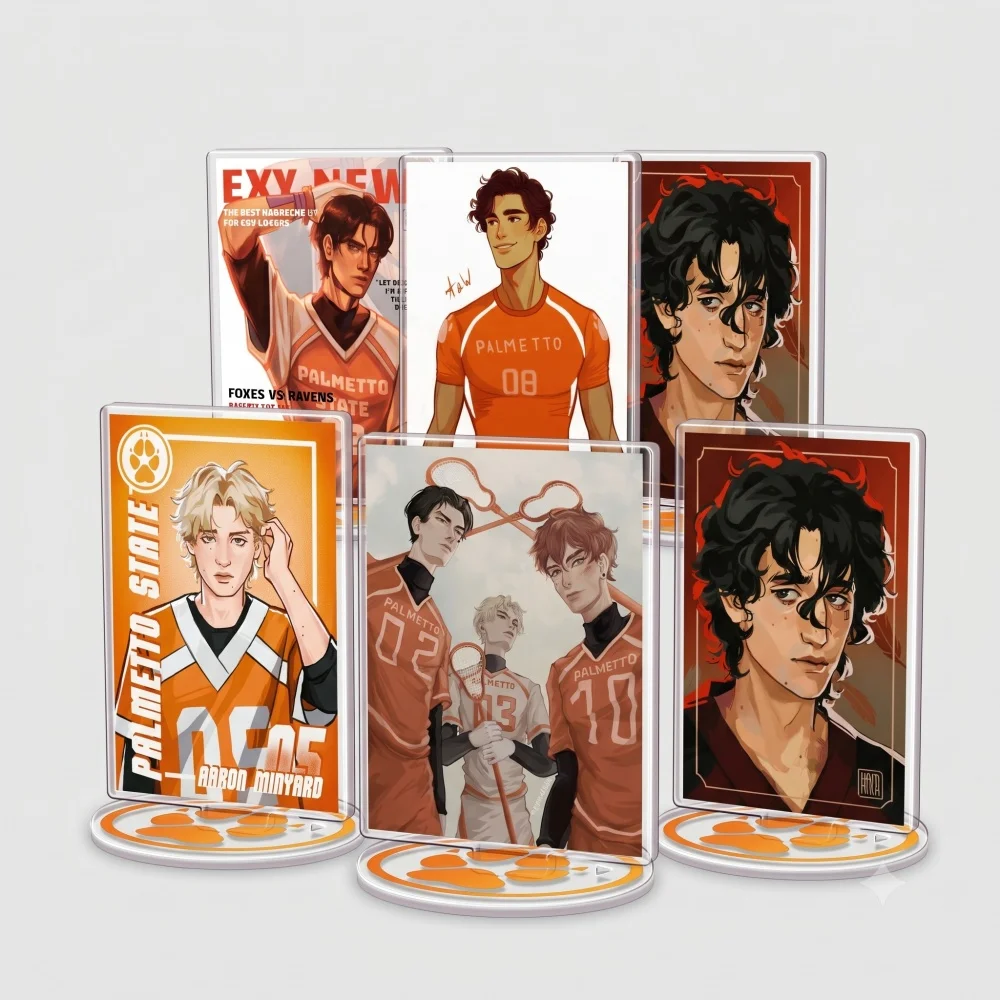 All For The Game AFTG Acrylic Standee Neil Josten Andrew Aaron Minyard Kevin Day Palmetto State Foxes Anime Desk Decor Keychain