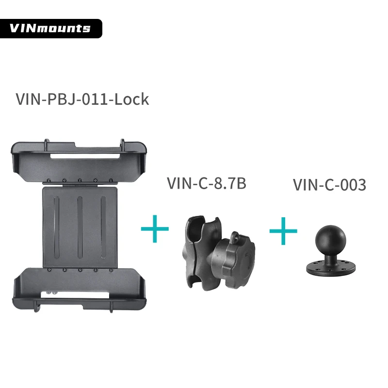 

VINmounts Heavy-Duty Tablet Mount, Telescopic Tablet Holder, Compatible with Lenovo Tab P12 and Honeywell RT10A Rugged Tablet
