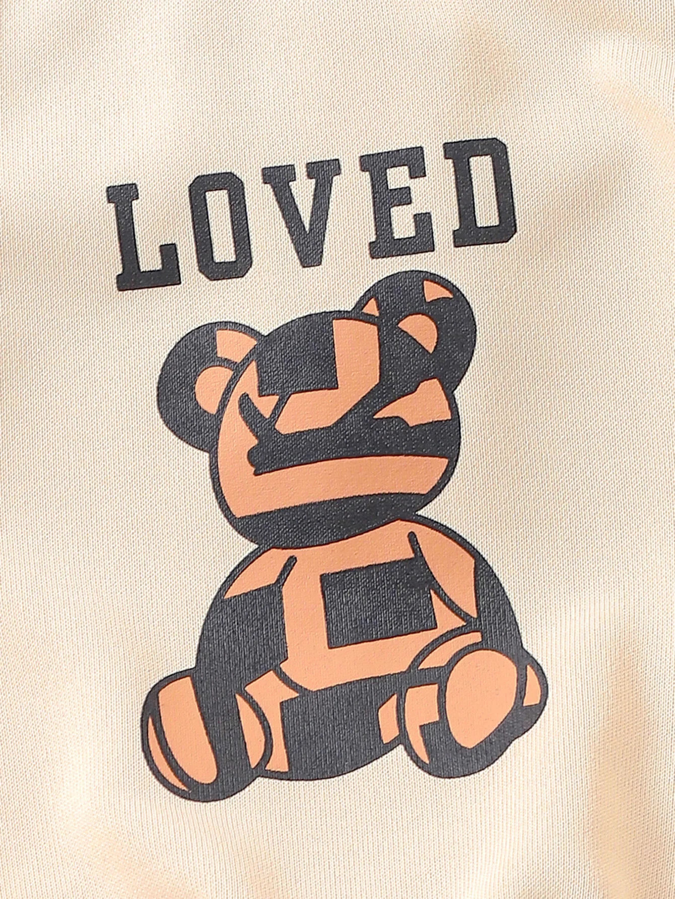 2 قطعة الخريف والشتاء نمط جديد مريح وعصري Loveo الدب نمط رقيق هوديي + بنطلون للبنين والبنات