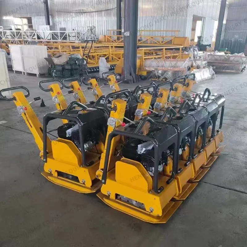 Handheld Earth Rammer Excavator Hydraulic Reversible Walk Behind Vibratory Sand Plate Compactor