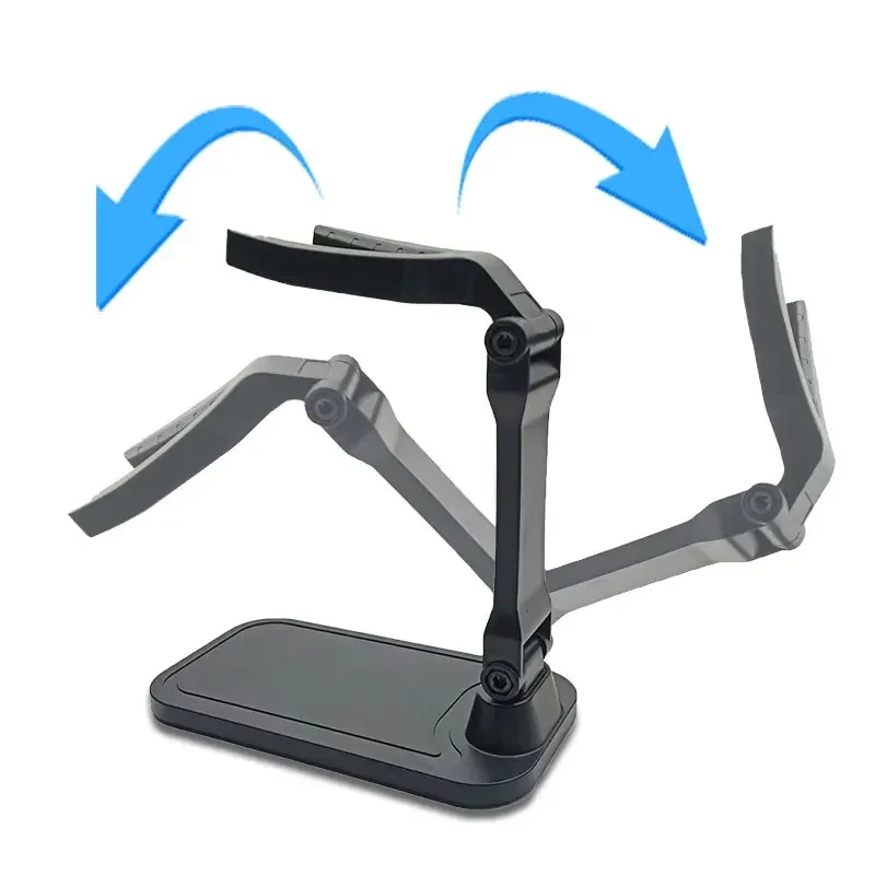 Universal Barcode Scanner Stand Hands-Free Portable Foldable 180 Degree Adjustable Mount for Scanner Durable ABS Material